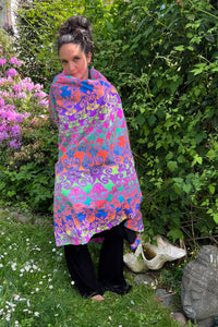 Hooded Cape : Rainbow Jellyfish Fractal