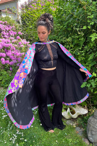 Hooded Cape : Rainbow Jellyfish Fractal