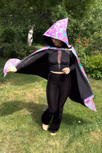 Hooded Cape : Rainbow Jellyfish Fractal