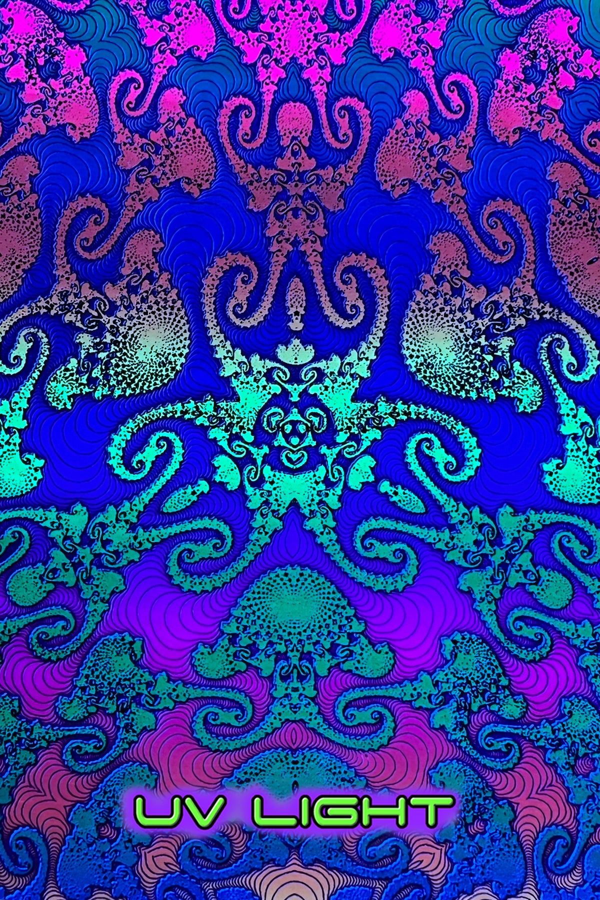 Classic S/S T : Rainbow Jellyfish Fractal