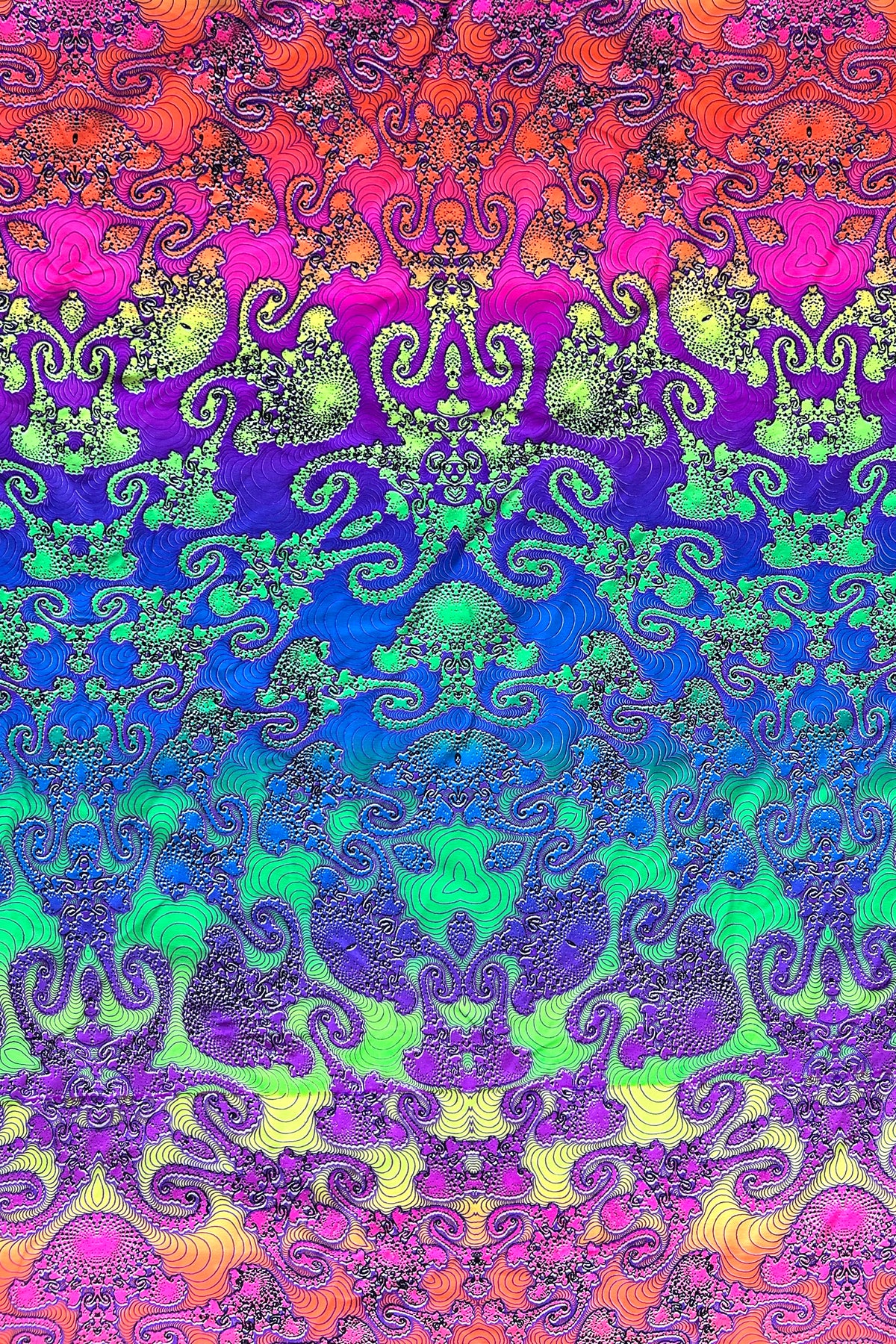 Teddy Bear : Rainbow Jellyfish Fractal