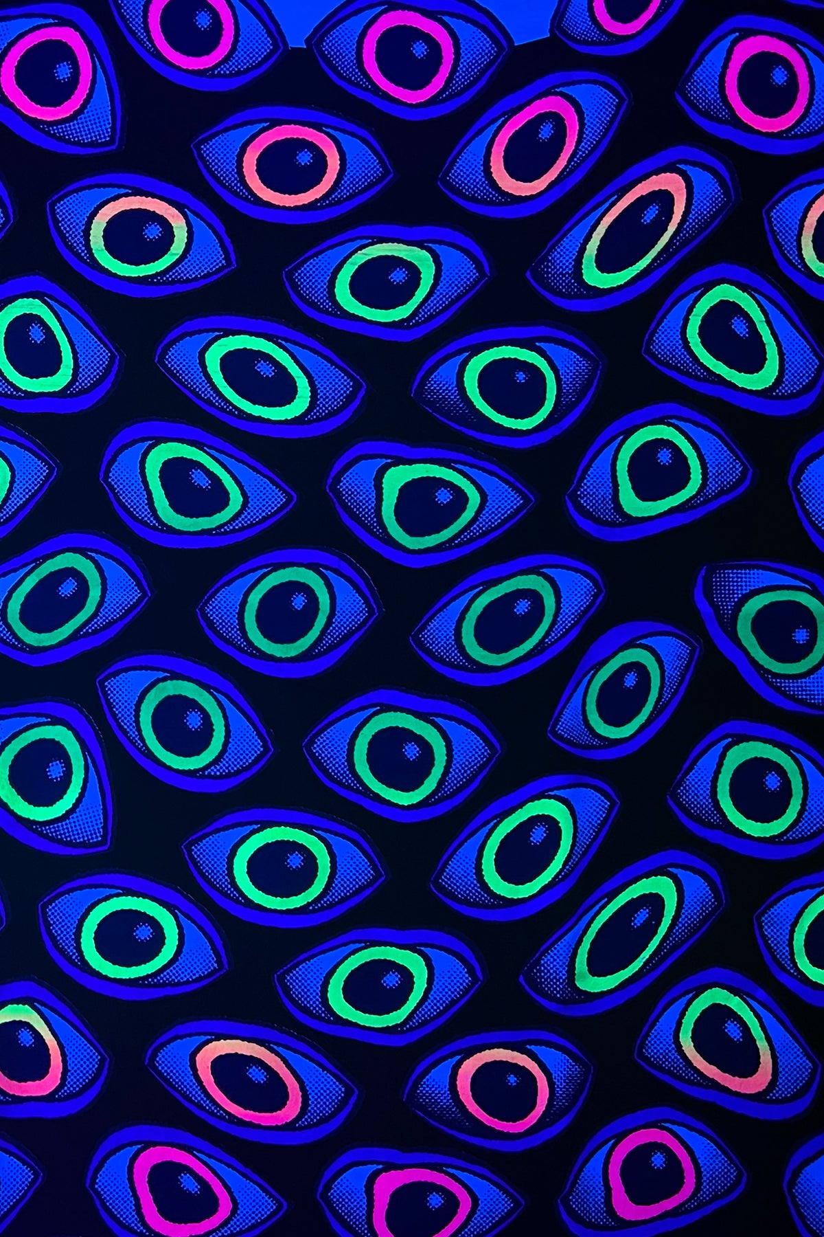 Wide waistband Leggings : Rainbow Eyes