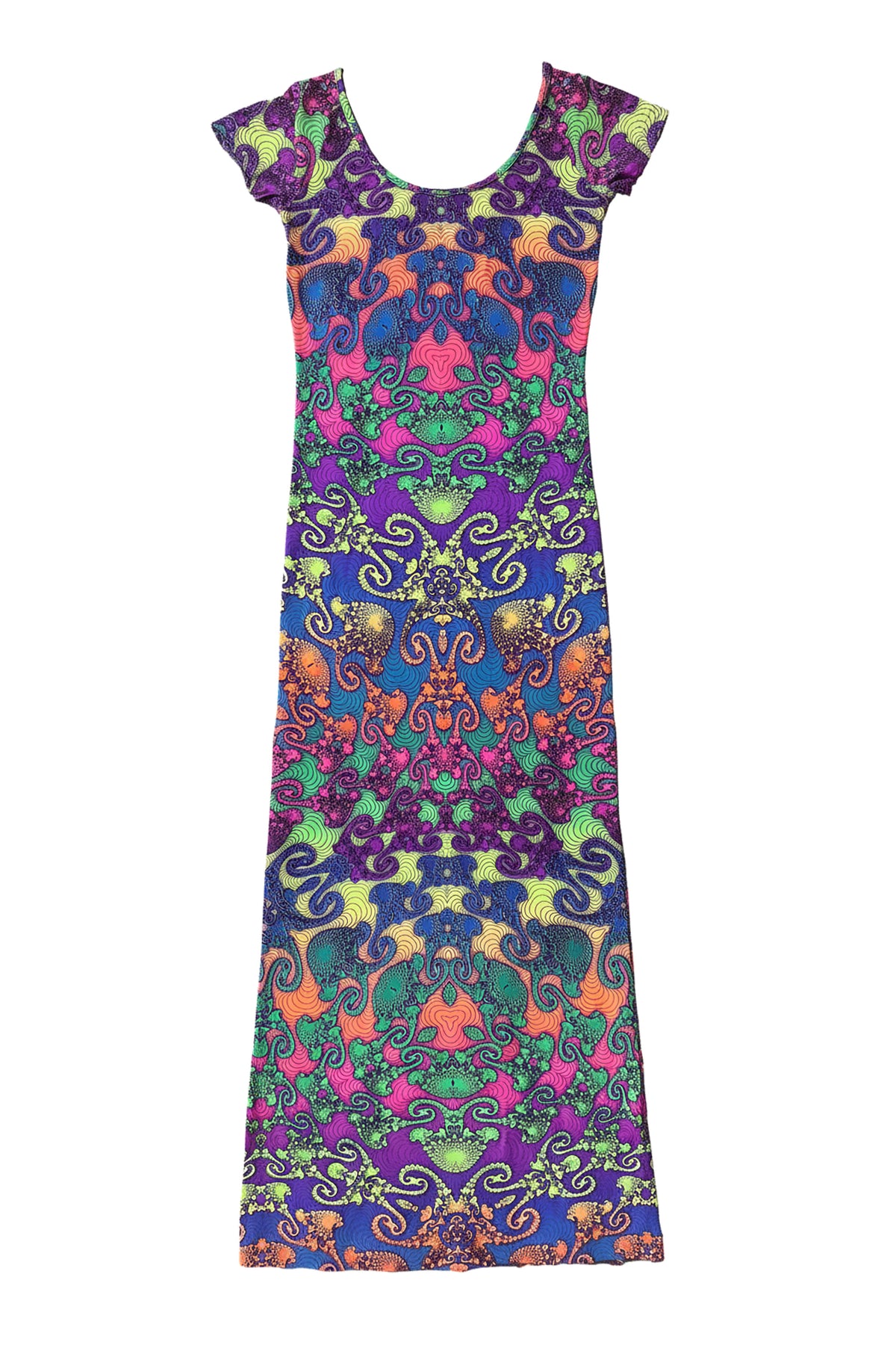 Slinky Dress  : Rainbow Jellyfish Fractal