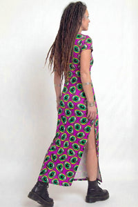 Slinky Dress  : Purple Eyes - Space Tribe