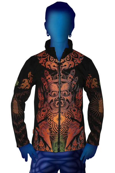 Morph Jacket (No Hood) : Fire Mahakala – Space Tribe