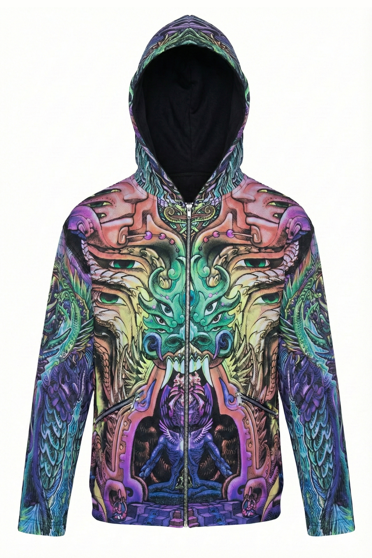 Hooded Zip Jacket : Alpha Centauri - Space Tribe