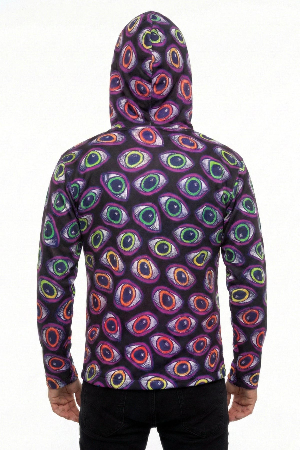 Hooded Zip Jacket : Rainbow Eyes