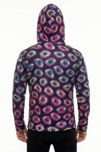 Hooded Zip Jacket : Rainbow Eyes