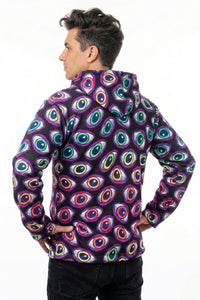 Hooded Zip Jacket : Rainbow Eyes