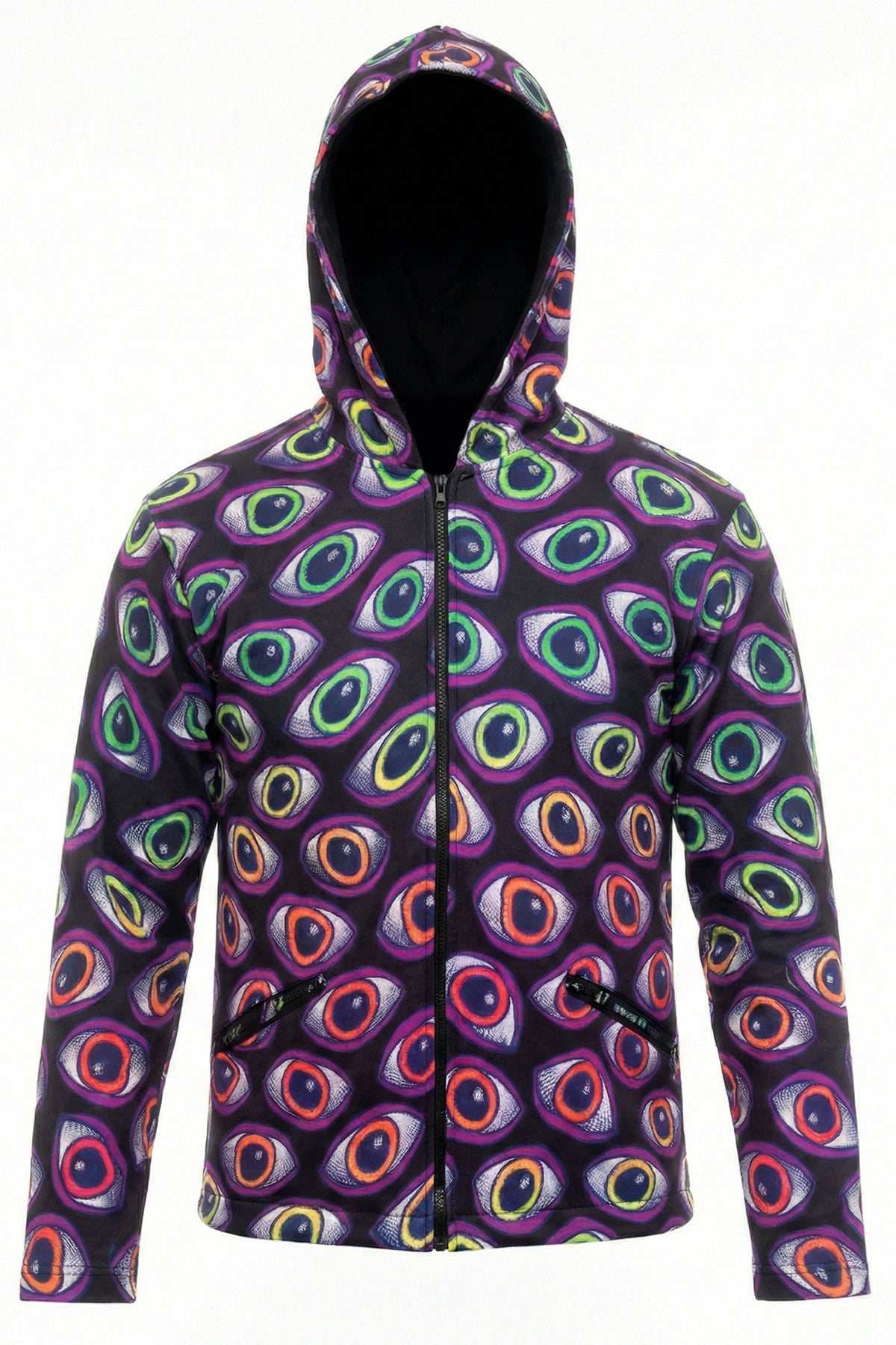 Hooded Zip Jacket : Rainbow Eyes