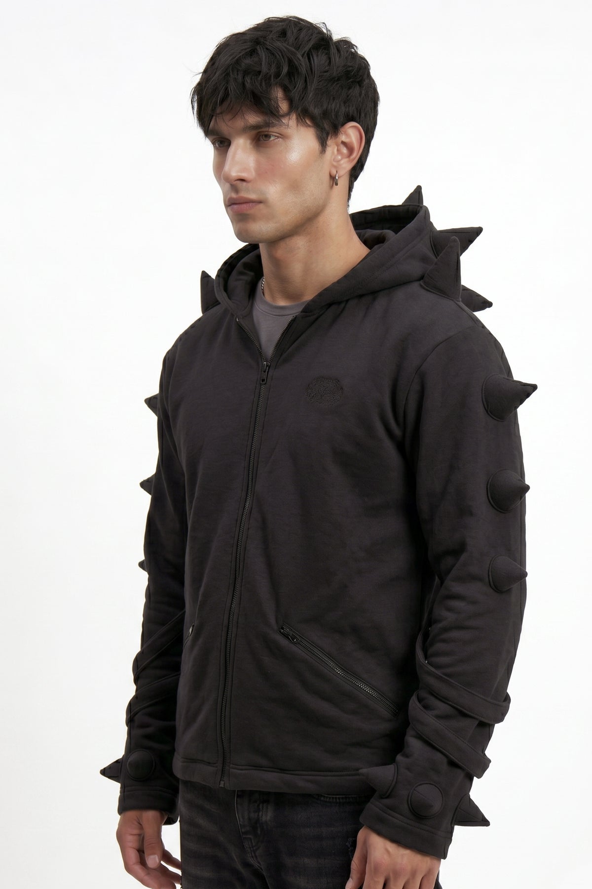 Spikey Urchin Jacket : Black