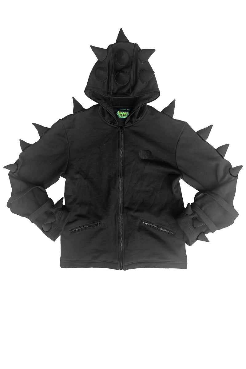 Spikey Urchin Jacket : Black – Space Tribe