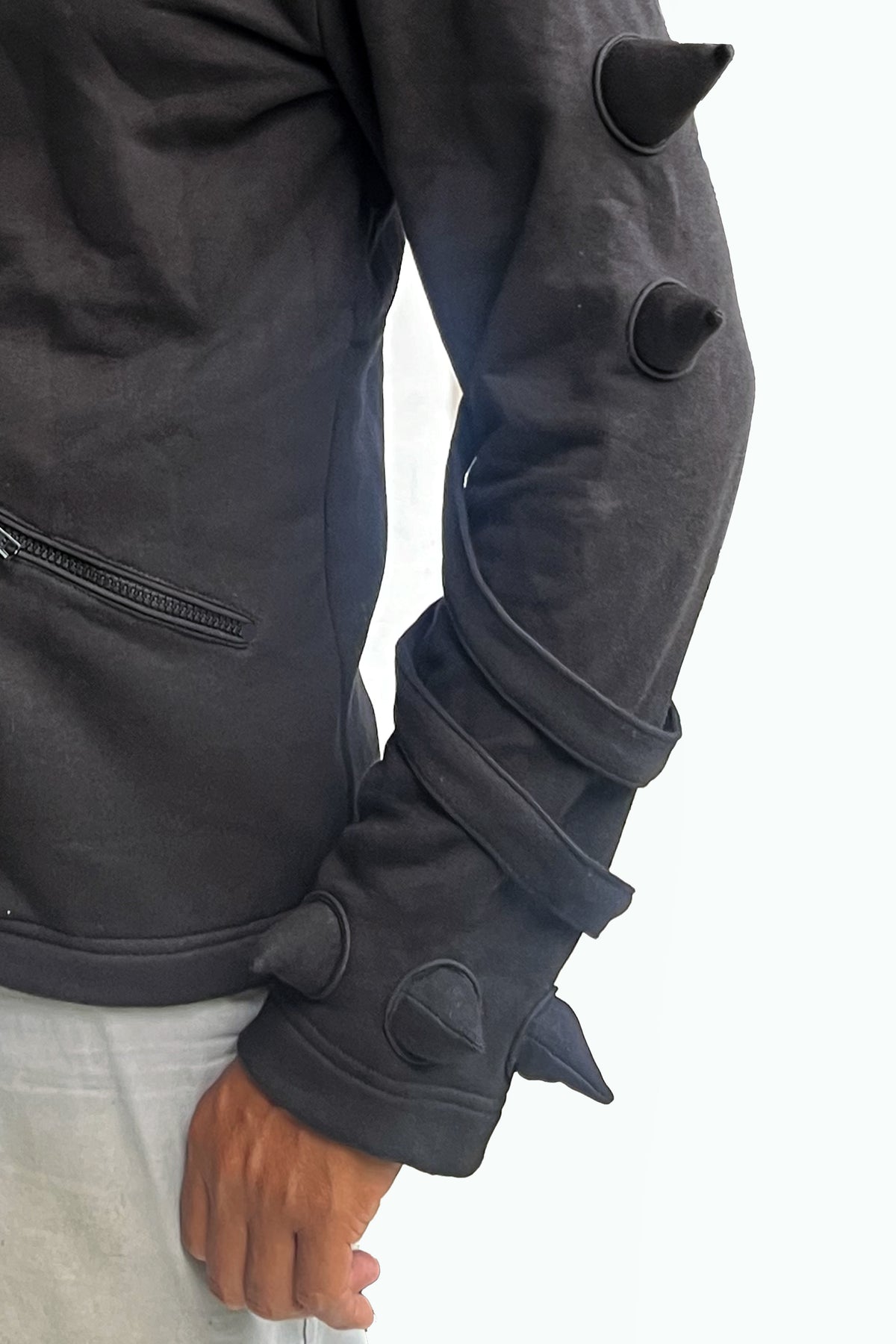 Spikey Urchin Jacket : Black