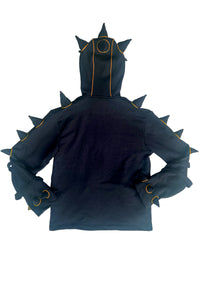 Spikey Urchin Jacket : Black + UV Orange