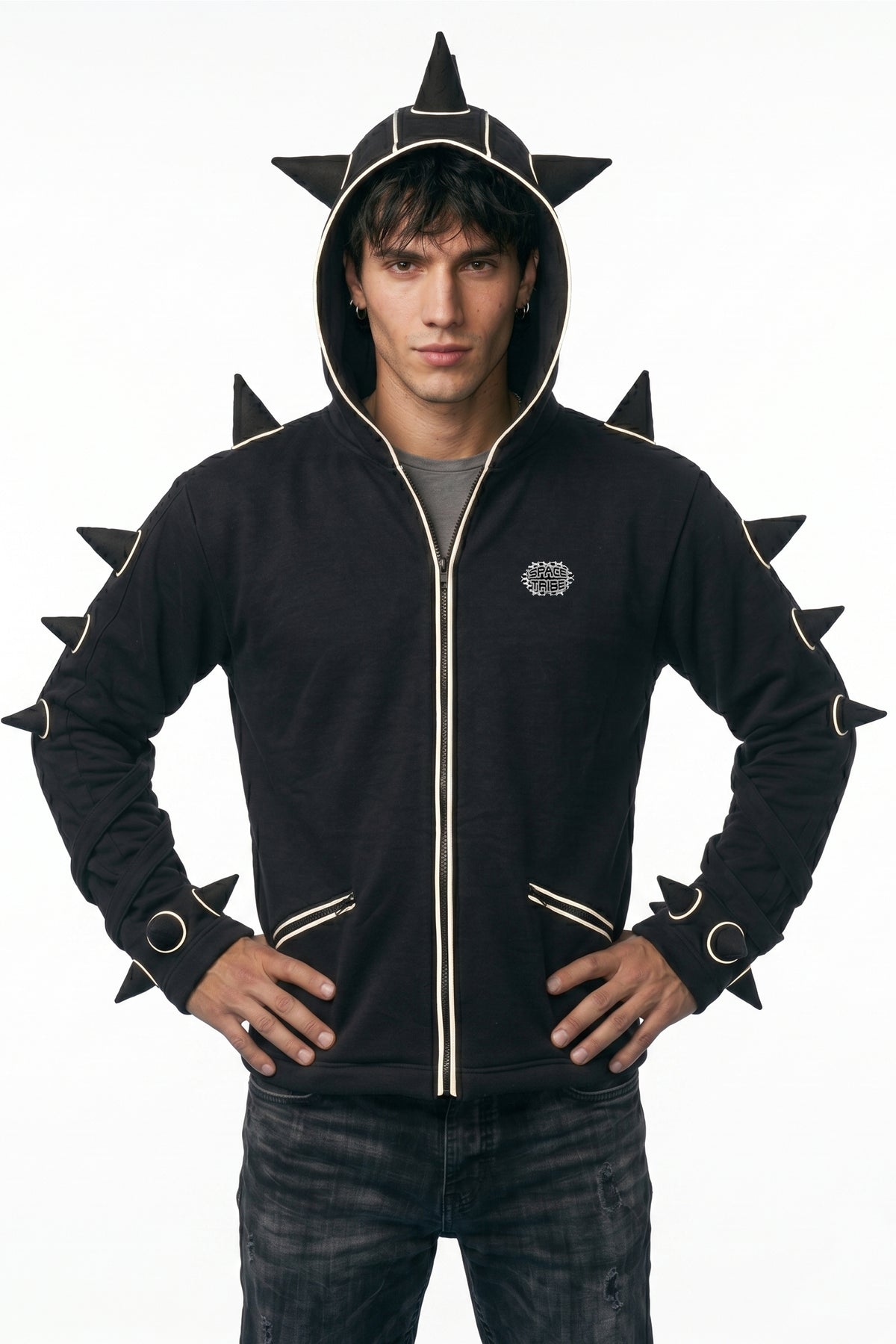 Spikey Urchin Jacket : Black + Reflective