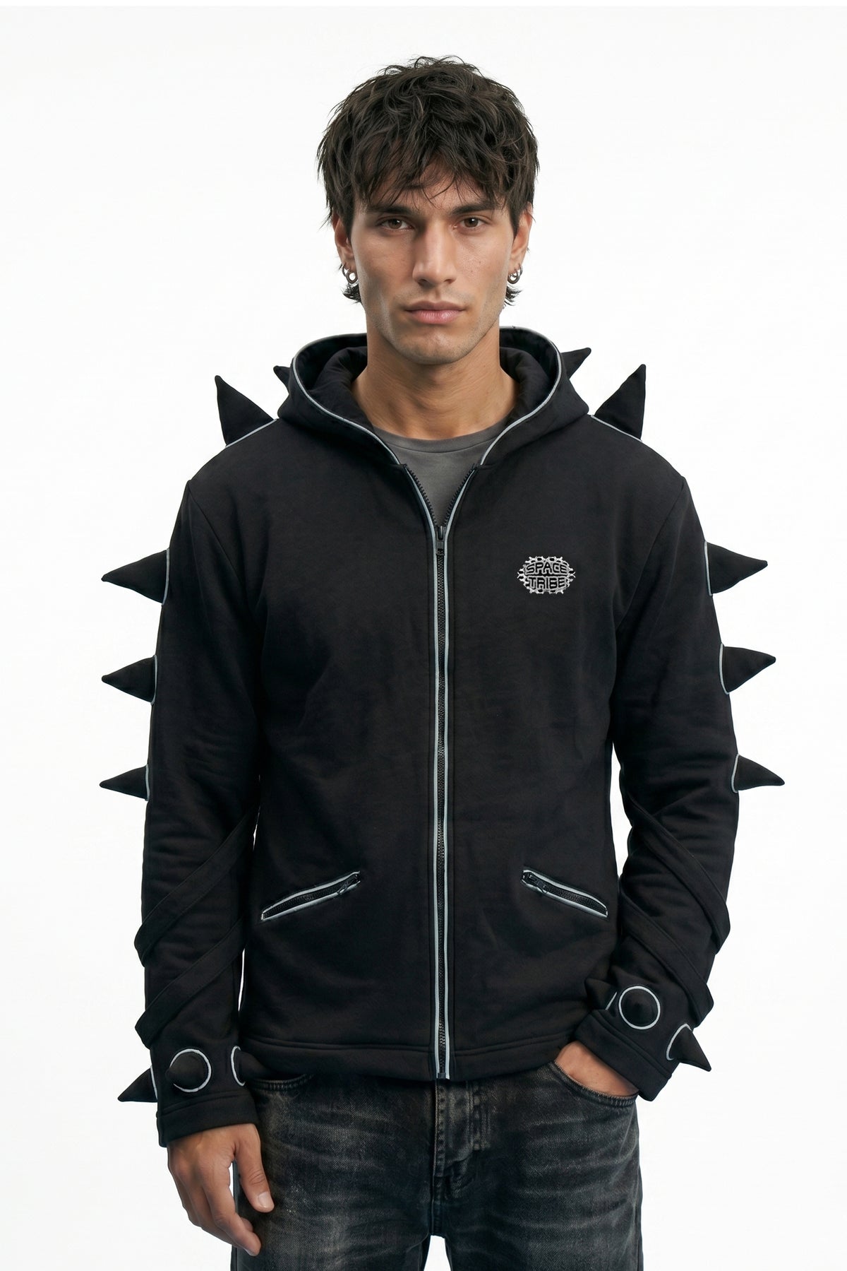 Spikey Urchin Jacket : Black + Reflective