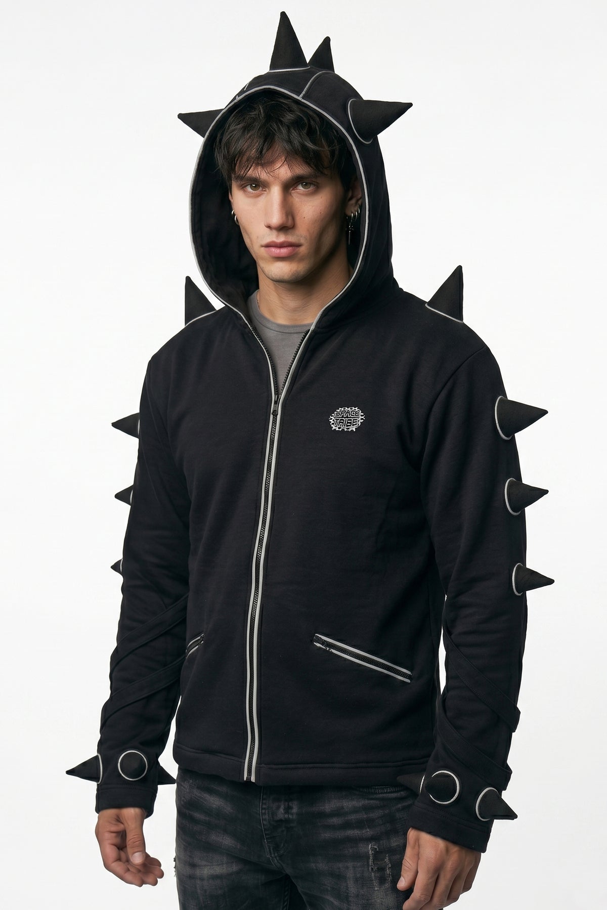 Spikey Urchin Jacket : Black + Reflective