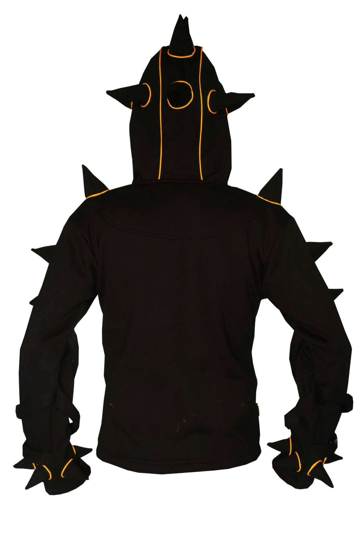 Spikey Urchin Jacket : Black + UV Orange