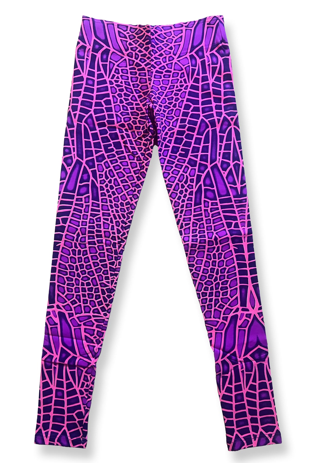 Wide waistband Leggings : Pink Dragonfly