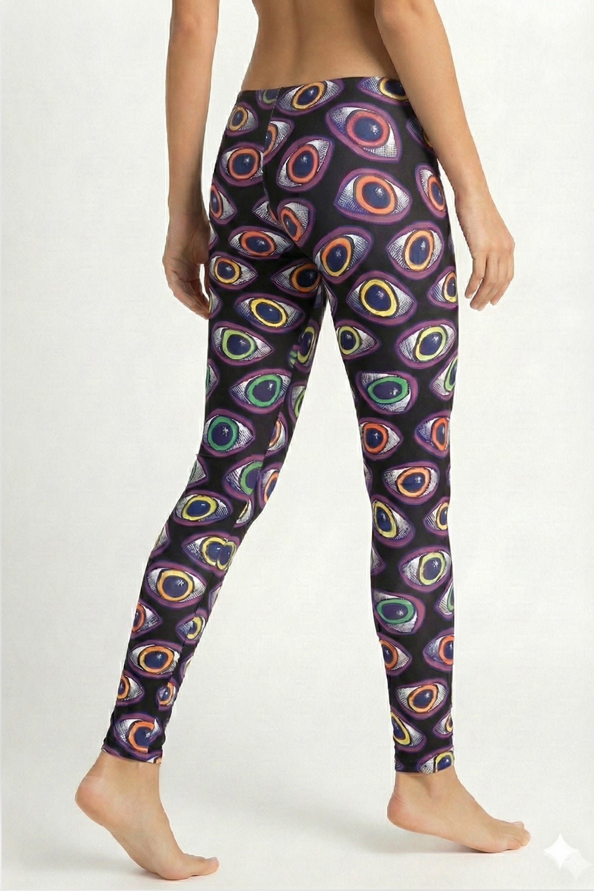 Wide waistband Leggings : Rainbow Eyes