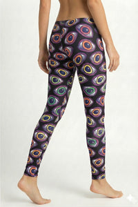 Wide waistband Leggings : Rainbow Eyes