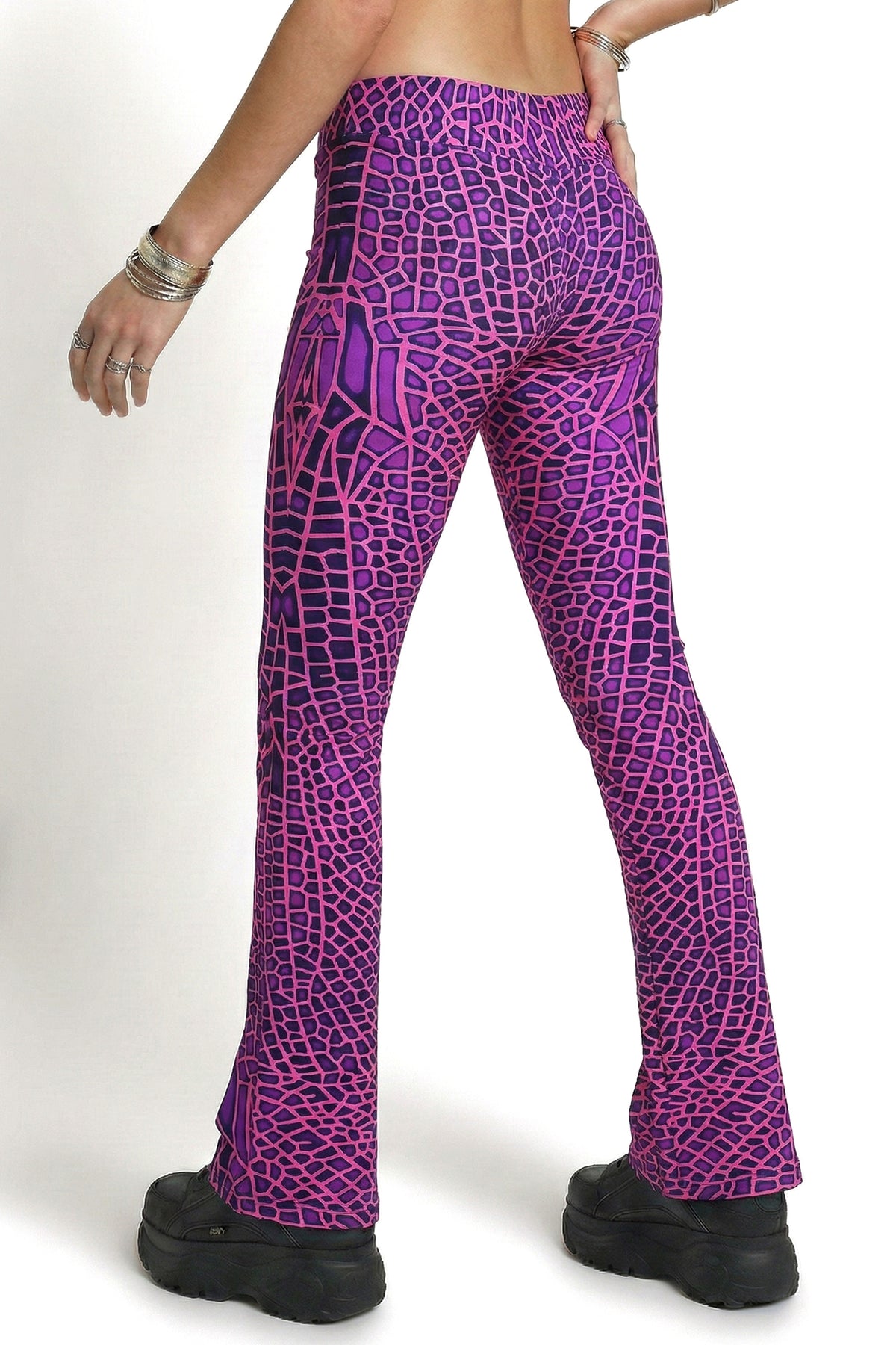 Lycra Flares : Pink Dragonfly