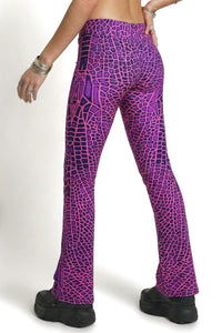 Lycra Flares : Pink Dragonfly