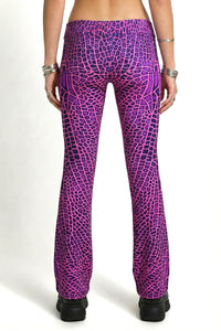Lycra Flares : Pink Dragonfly