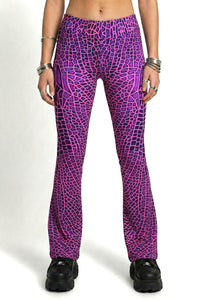 Lycra Flares : Pink Dragonfly