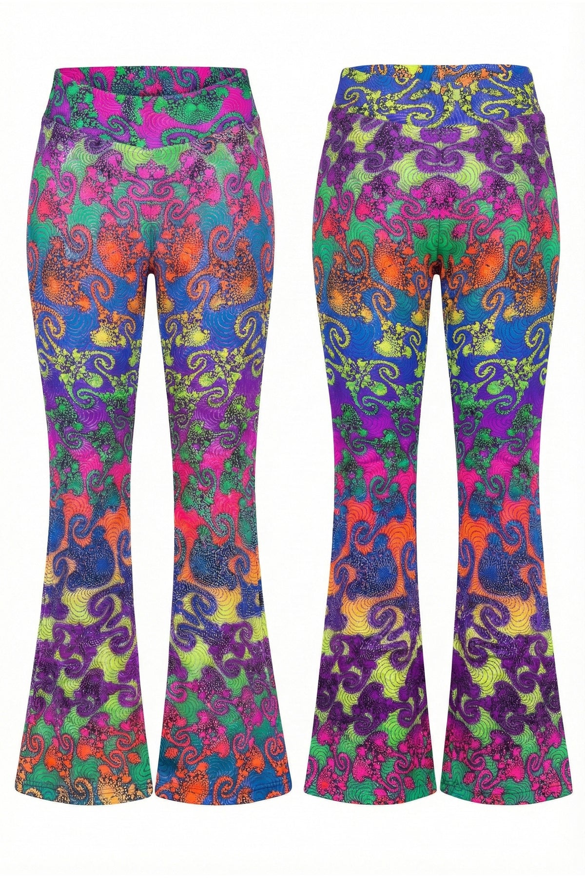 Lycra Flares : Rainbow Jellyfish Fractal