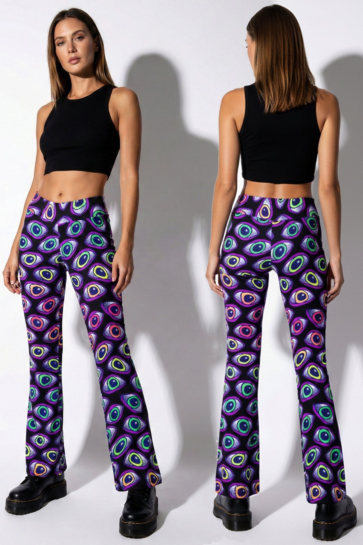 Lycra Flares : Rainbow Eyes