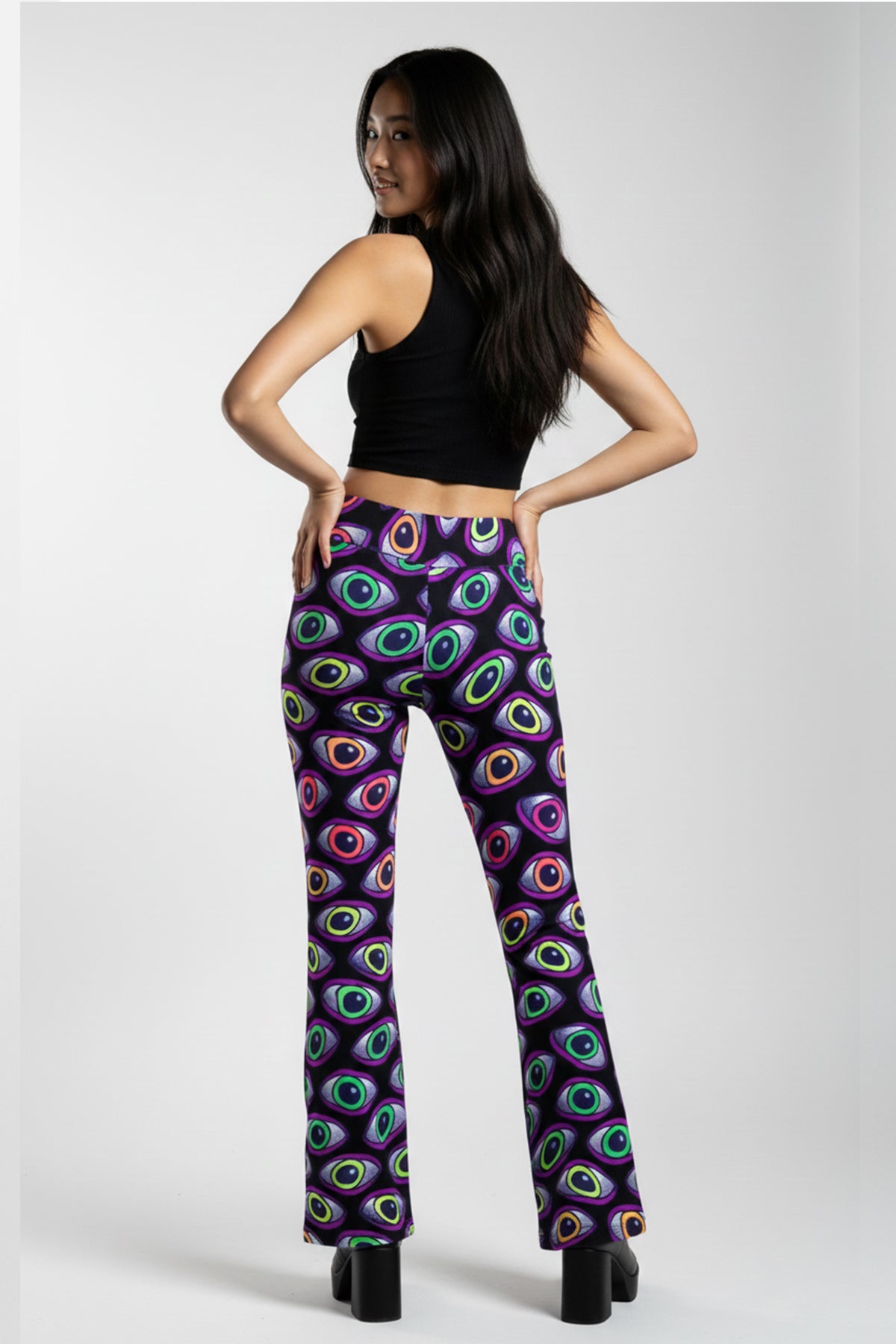 Lycra Flares : Rainbow Eyes