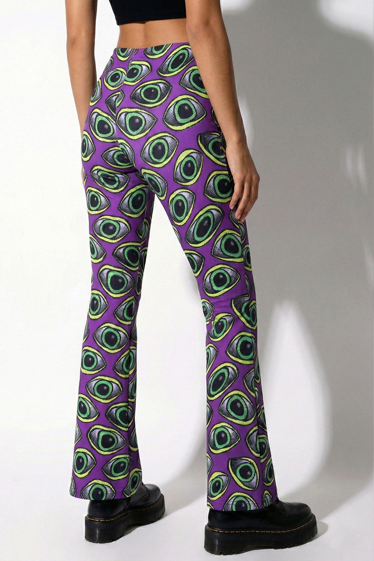 Lycra Flares : Purple Eyes