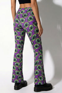 Lycra Flares : Purple Eyes