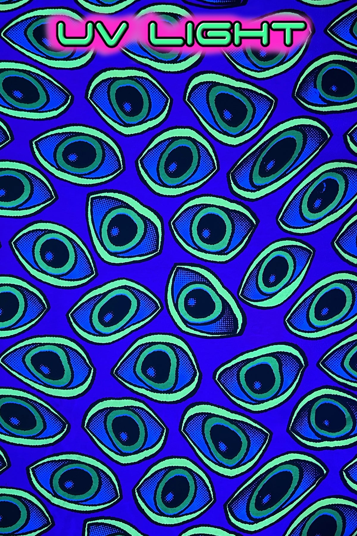 Wide waistband Leggings : Purple Eyes