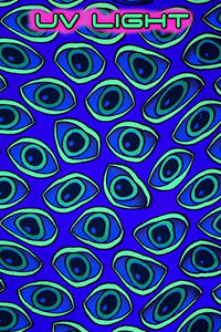 Wide waistband Leggings : Purple Eyes