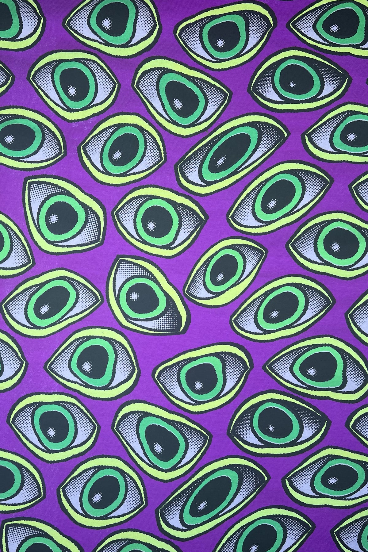 Wide waistband Leggings : Purple Eyes