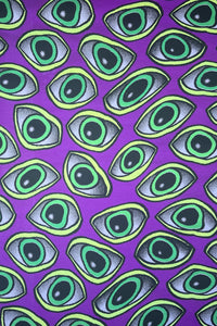 Wide waistband Leggings : Purple Eyes