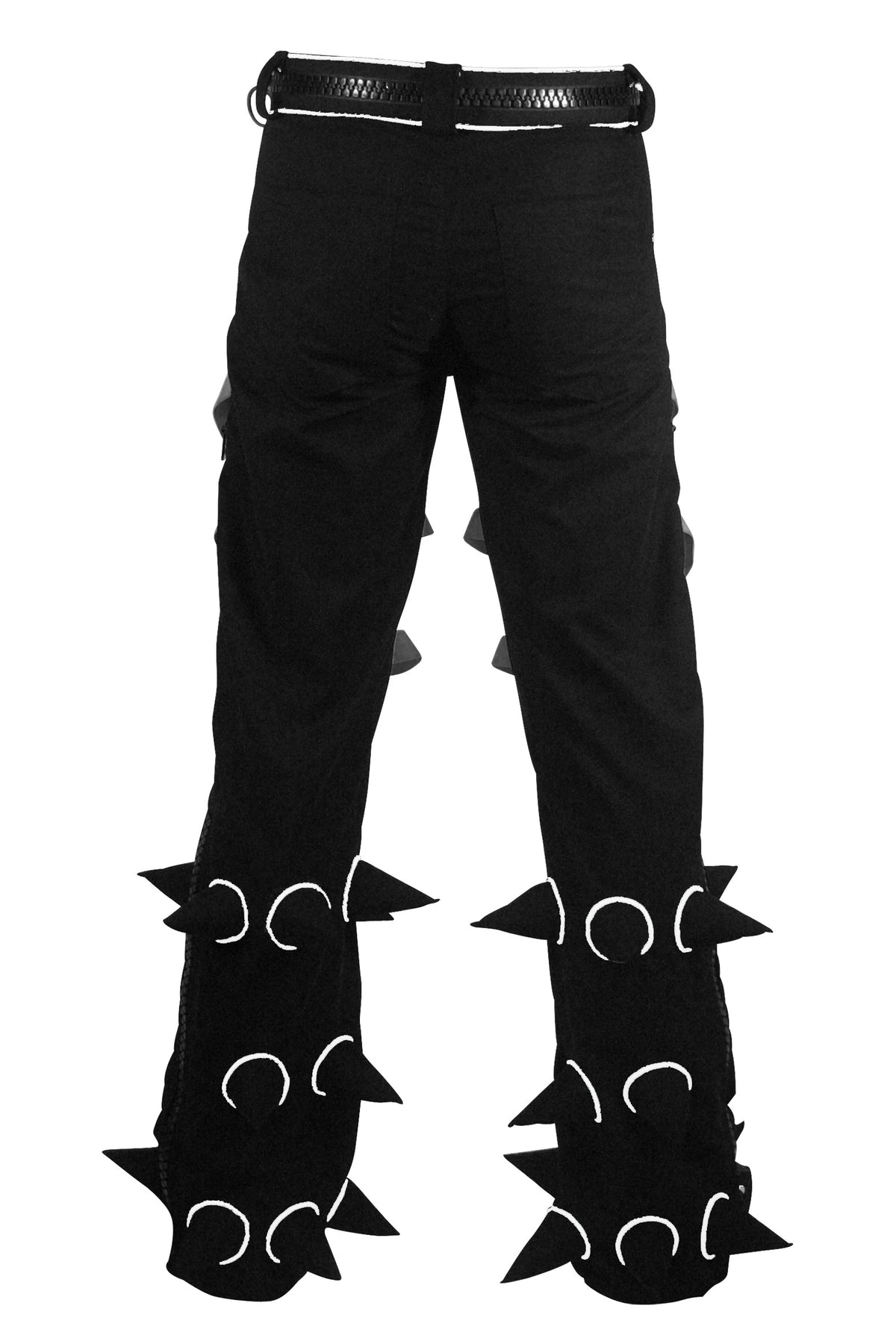 Spikey Pants : Black - Reflective