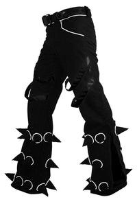 Spikey Pants : Black - Reflective