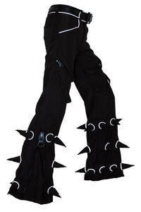 Spikey Pants : Black - Reflective
