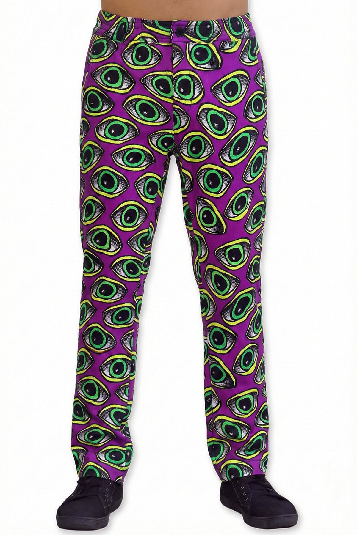 Chillout Pants : Purple Eyes - Space Tribe