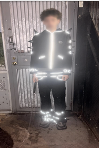 Spikey Urchin Jacket : Black + Reflective