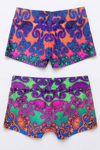 Hot Pants : Rainbow Jellyfish Fractal