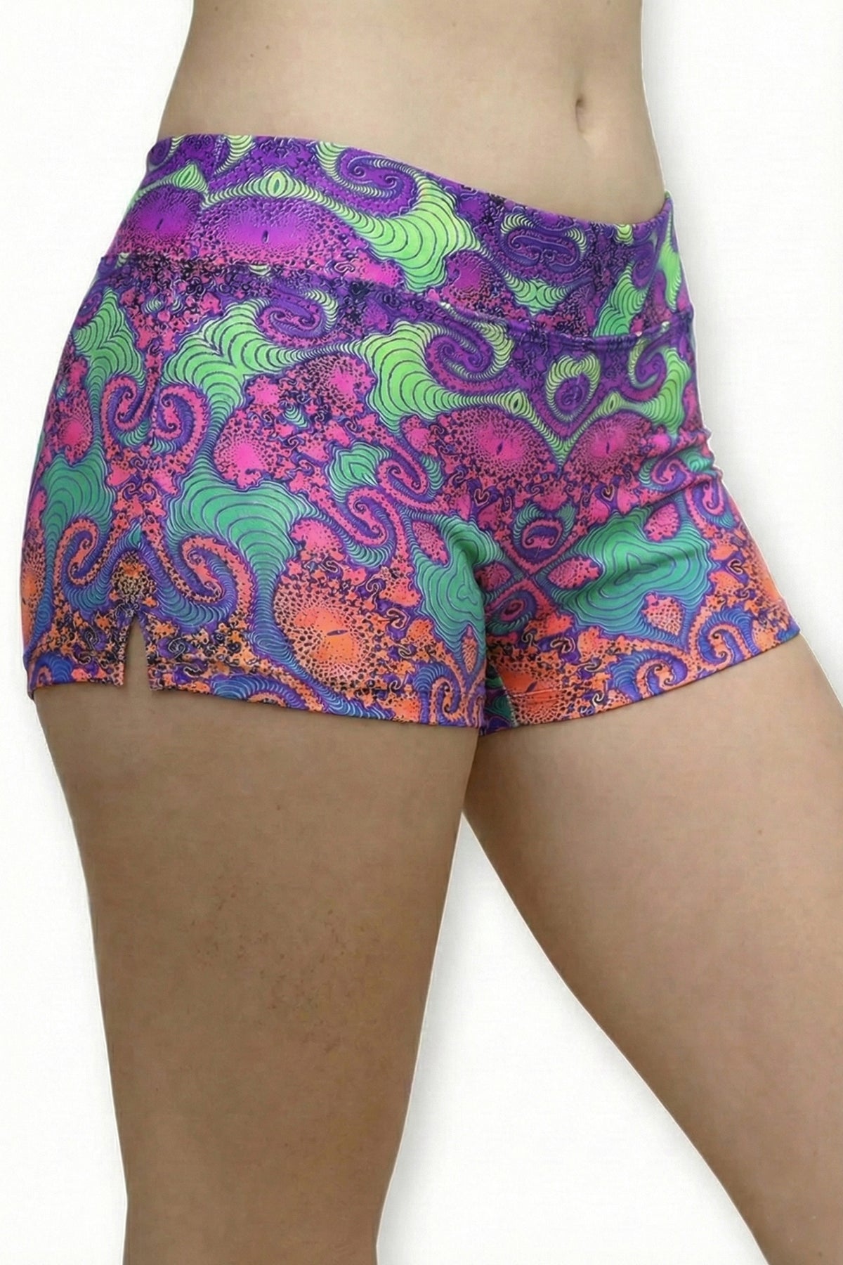 Hot Pants : Rainbow Jellyfish Fractal