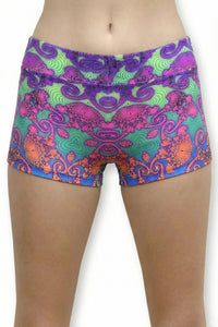 Hot Pants : Rainbow Jellyfish Fractal