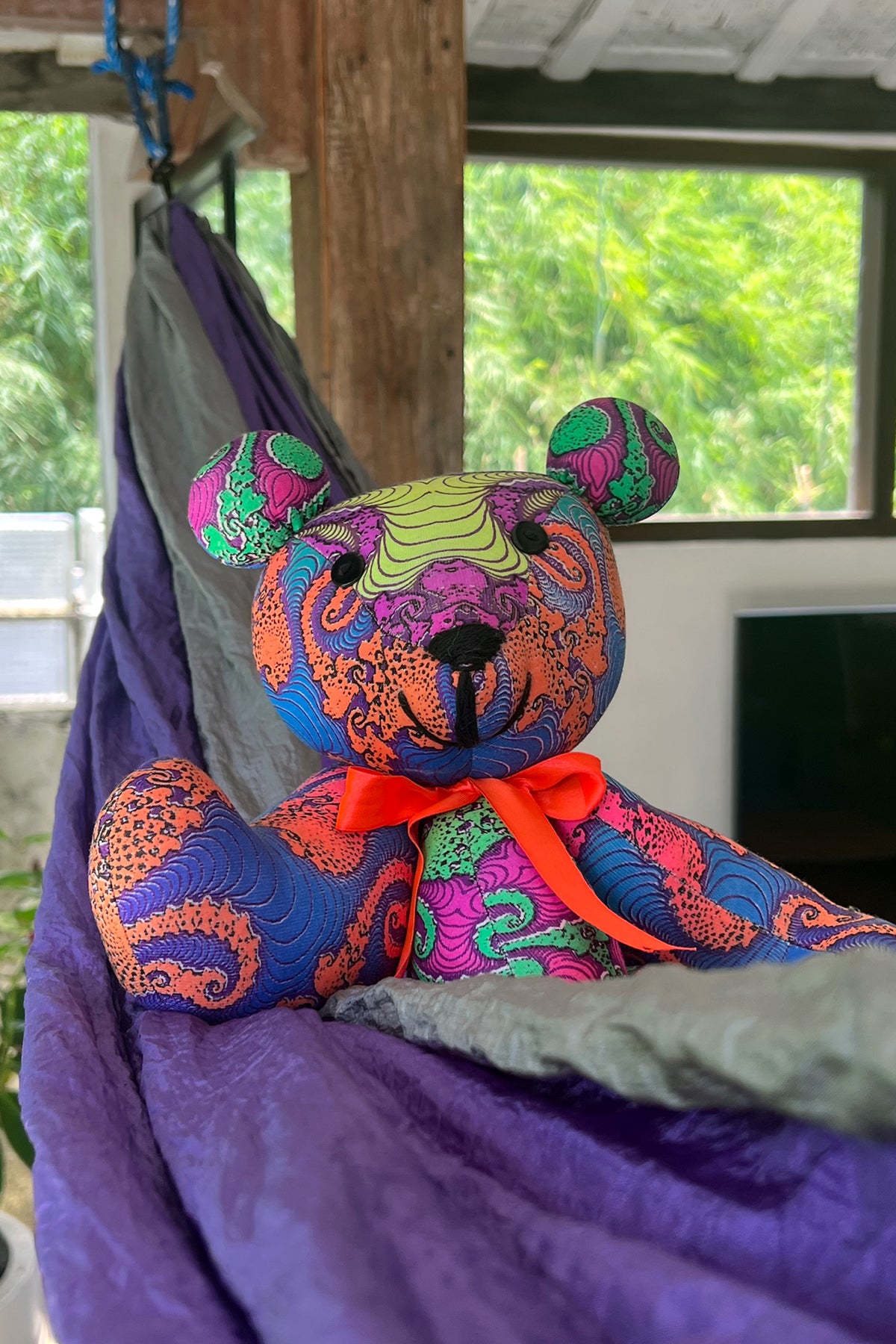 Teddy Bear : Rainbow Jellyfish Fractal