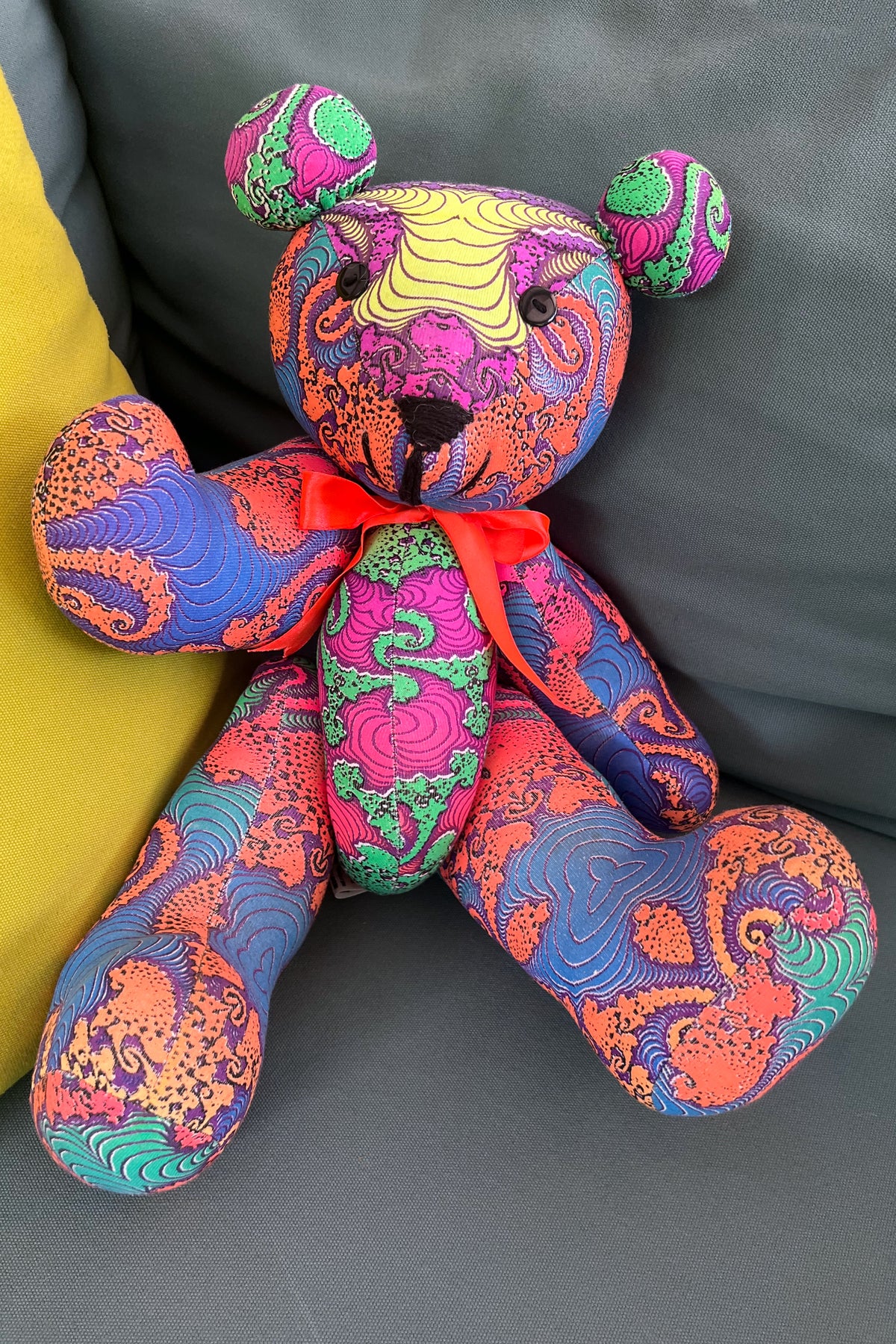 Teddy Bear : Rainbow Jellyfish Fractal