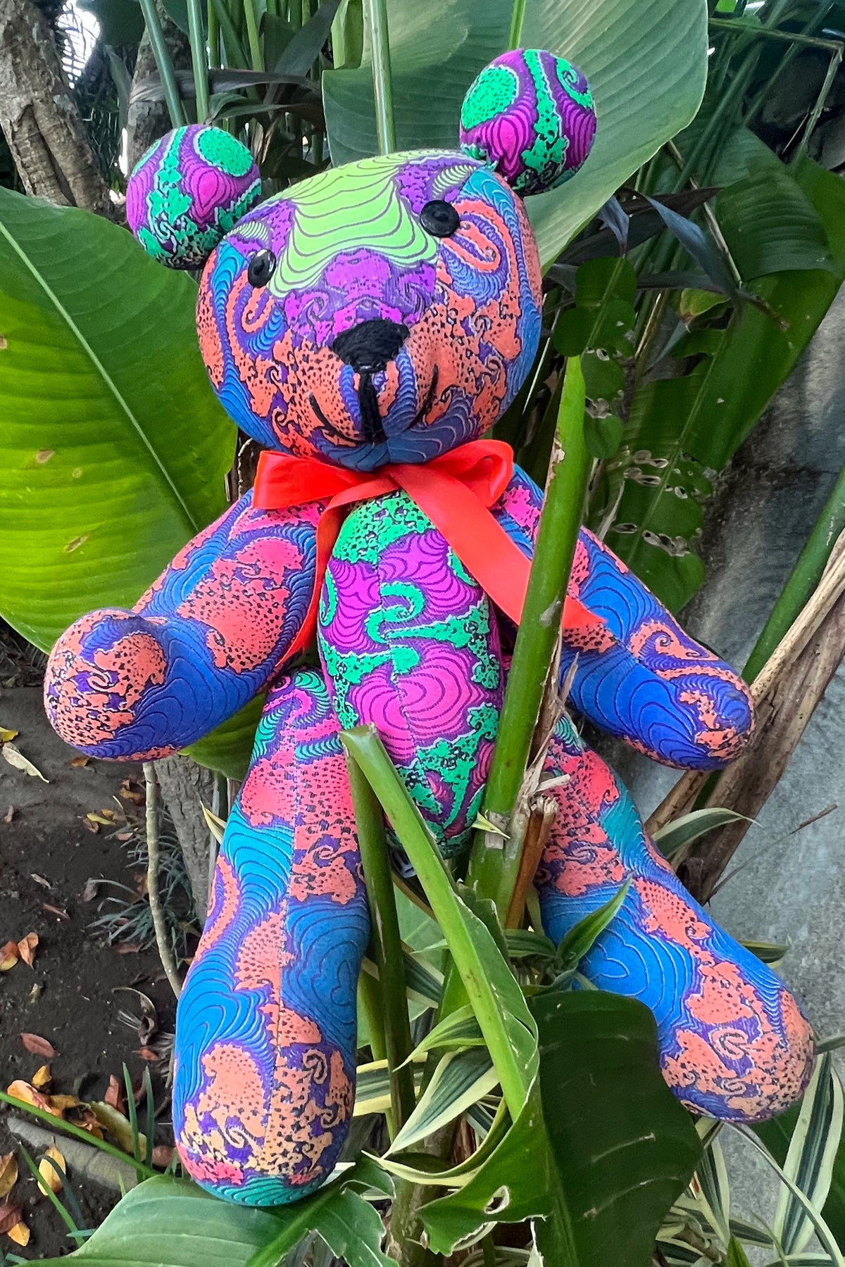 Teddy Bear : Rainbow Jellyfish Fractal