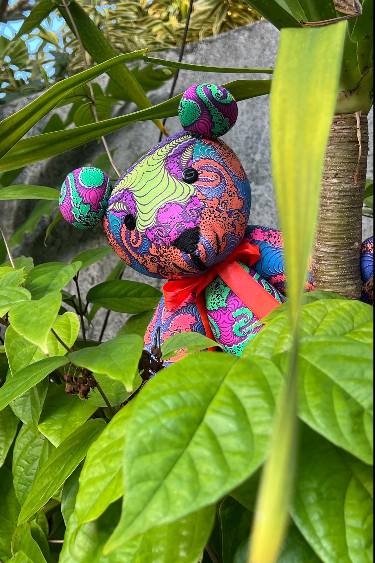 Teddy Bear : Rainbow Jellyfish Fractal